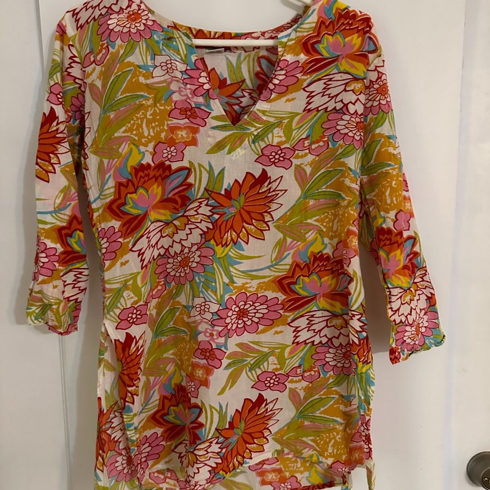 100% Cotton Light Weight Floral Cover